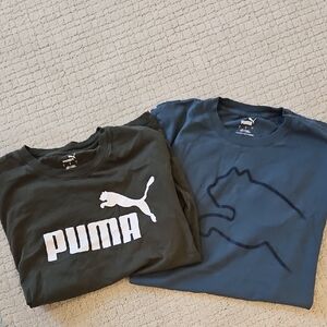 Puma Black and Blue T-Shirts